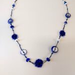 שרוך דיסקים כחול כהה