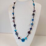 שרוך דיסקים סגול וטורקיז