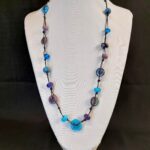 שרוך דיסקים סגול וטורקיז